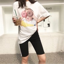 와이딜 여성 5부 스키니 팬츠 헬스 운동복 바이크 쇼츠