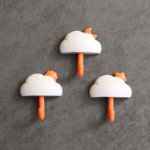 장식 옷걸이 후크 욕실 주방 벽 걸이 후크 키 홀더 홈 원산지 크리 에이 티브 우산 랙 문 의류 장식, WHITE