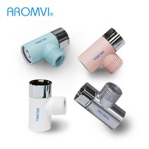 아롬비 샤워 드레인 밸브 잔수배출, 화이트, 화이트, 1개