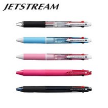 4색 0.7mm 1개입 유니 제트스트림 SXE4-500-07, 블랙