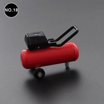 엔진 크레인 RC 자동차 장식용 차고 시리즈 장난감 제리 캔 버킷 배송 케이스 사다리 금속 삽 도구 TRX4 SCX10 WPL ZW 1/10 스케일, 18 N0.18