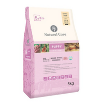네츄럴코어 퍼피 에코5 유기농 70% 작은입자 강아지사료, 3개