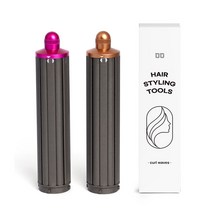 블레오 드라이기 노즐 호환 툴 양방향 롱 40mm C컬 물결 웨이브 고데기 스타일러 헤드, 골드