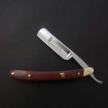 타이탄 바버샵 클래식 면도기 일자 수동 전문 이발소 미용실 칼날 눈썹 면도칼 고급 세트, 블러드우드단일구리면도기세트(상세페이지 참고)