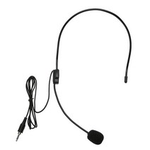 범용 유선 헤드셋 마이크 투어 가이드 교육 강의 휴대용 3.5mm 잭 콘덴서 마이크 라우드 스피커, 협력사