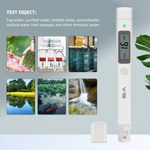 염도체크기 국염도계 영업용 막대 측정기 체크 디지털 TDS 수질 측정기 TOC COD 온도 테스터 0-1000ppm 휴, 한개옵션0