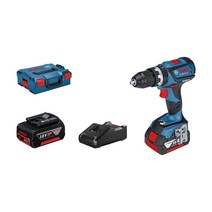 보쉬 GSB 18V-60C 무선 해머 드릴 듀얼 배터리 및 충전기 포함 Bosch Cordless Hammer Drill (2 x 4.0Ah)