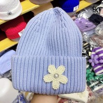 양봉 헤드 보호망일본 달콤한 진주 꽃 양모 모자 여성 가을과 겨울 따뜻한 가방 머리 귀 보호 차가운 그물