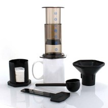에쏘팟 에스프레소추출기 필터 유리 에스프레소 커피 휴대용 카페 프렌치 프레스 cafecoffee pot for aeropress machine, 없음