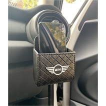 미니쿠퍼 차꾸미기 차량용 송풍구 포켓 수납함 자동차 정리함, 1개