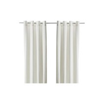 [이케아] MERETE 메레테 반암막커튼한쌍/커튼/블라인드/침실/거실, 색상:화이트_701.722.05