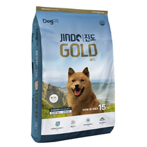 도그랑 강아지 진도 골드 전연령 건식사료, 10개, 15kg, 닭