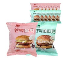 한맥 PC방 아침 간편먹거리 불벅7개 마시따7개 햄버거, 1, 상세페이지 참조