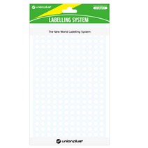 유니온플러스 unionplus 원형스티커일반(303-3/백색) UL-303-3WH 5mm 1개
