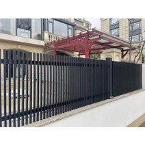 전원주택담장 정원펜스 울타리 철재 목재 휀스 울타리 빌라 마당 야외 알루미늄 아트 정원 난간 안뜰 새로운 중국 알루미늄 합금, 스타일 2