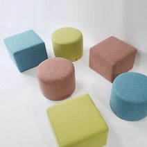 학교 도서관 상담실 매장 카운터 네일샵 쇼파 발받침 1인용 화장대스툴, 사각스툴, Bel-104(옐로우그린)