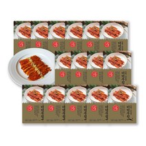 강원 산마을 더덕무침 15팩 1.5kg 나물반찬 밑반찬, 단품
