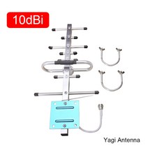 무선와이파이증폭기Gsm 2g 증폭기 안테나 Yagi 셀룰러 신호 부스터 공중 야외 ANT 698-2700Mhz 10dbi, 한개옵션0