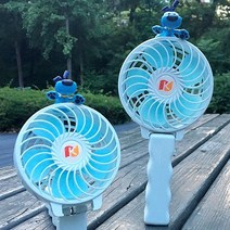 [1+1][키자니아] USB충전식 접이식 핸디선풍기 4시간 완충 (*1+1행사로 2개 발송) (업체별도