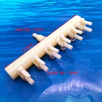 어항워터펌프 수중모터 플라스틱 2 3 4 5 6 웨이 수족관 공기 분배기 밸브 물고기 탱크 펌프 흐름 탭 제어