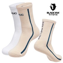 [블랙야크] bcc액티브삭스 중목 등산 아웃도어양말(남여공용), WHITE, 1개
