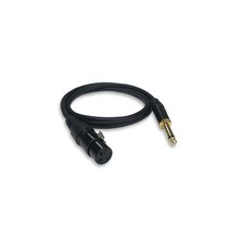 LD네트웍스 애니포트 캐논 XLR(F) to 5.5모노(M) 마이크 케이블 모음 AP-XLR501F, 5M