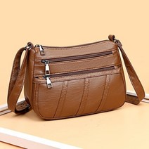 여성 스웨이드 가방 백 Pu 가죽 어깨 패션 간단한 솔리드 메신저 crossbody 멀티 포켓 엄마 숙녀 주머니 지퍼 핸드