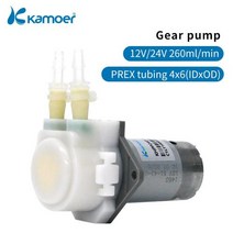 Kamoer 연동 펌프 DC 모터 셀프 프라이밍 PREX 실리콘 튜빙 도징 260ml/분 KHPP260 12V 24V, KHPP260 24V(HA)-P22, KHPP260 24V(HA)-P22
