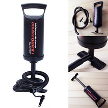 인텍스 에어 펌프 더블퀵 (중 29x11cm) 배드 풀장 튜브 고무 보트 공기 수동 주입 푸쉬