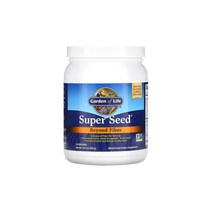 Garden of Life 가든오브라이프 슈퍼씨드 beyond Fiber 파우더 600g 식이섬유 칼슘 철분 오메가3지방산 리놀레산 아마씨 치아시드 아마란스 락토바실러스 플란타럼