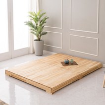 올리브가구 주문제작 저상형 원목침대프레임 원목침대 원목깔판 나무마루 패밀리침대, 레몬오일도색