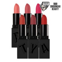 [조성아뷰티] 더 새틴 립스틱 (6종택1), 단품, 색상:어썸레드