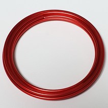 칼라공예철사/ 0.3mm~3.0mm 10칼라 인테리어 소품 모형모빌 만들기재료 DIY 대용량 모형 모빌 장식용품, 메탈릭 3.2mm빨강