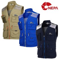 네파[세이프텍] 네파 여름용조끼 베스트 [베이지 네이비 블루] 95 100 105 110