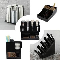 카페 테이크아웃 컵 디스펜서 모음 종이컵 홀더, 선택8-식기분류통3구