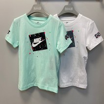 플레이키즈프로 나이키키즈 2022 여름신상! 로고포인트 면 반팔티셔츠**스플래터티셔츠(105~130)_NC순천