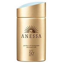 아넷사 선크림 시세이도 퍼펙트 uv 스킨케어 밀크 spf50+pa++++ 60ml, 60밀리리터 (x 1)