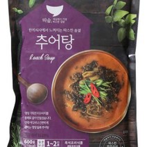 추어탕 600g/ 기력 회복 밥도둑 맛있는 자취생 아이 밑 밥 반찬 거리 어른 직장인 도시락 1인가구, 단품