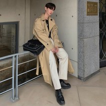 롱코드 부산 카멜색상 깔끔한 데이트룩 멋진 인천 겨울코트 멋쟁이신사 20대 트렌치코트