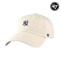 47브랜드 47브랜드 뉴욕양키스 MLB 남자 여성 엠엘비 볼캡 야구 모자 B-BSRNR17GWS-NT