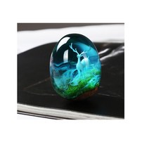 실리콘 소품 엘크 사슴 미니어처 레진공예 부자재, 엘크(4)