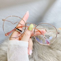 고급 타원형 안경 얇은 메탈 패션 안경테 금테 은테 블루라이트 차단 남자 여자