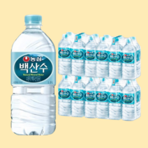 농심 백두산 백산수 1L 12페트x2팩 총24개
