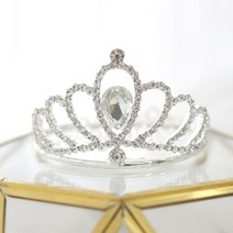 살롱드메리 미니 티아라 왕관 셀프 웨딩 헤어 악세사리 돌잔치