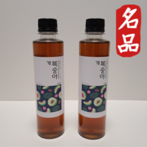 땅끝 해남 개복숭아 액기스 300ml 2병 천연 효소 수제 자연 발효 원액 개복숭아청 진액 엑기스 돌 5년 항아리 숙성 효능 효과 부모님 건강 음료 집들이 축하 선물 판매 농축액, 개복숭아 액기스 원액 300ml X 2개