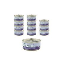 카카토 컴플리멘타리 프리미엄 고양이 주식캔 치킨비프현미 & 야채, 70g × 닭 × 12개