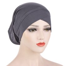 이슬람 히잡 여자 인도 롱스카프 솔리드 컬러 언더 모자 turban femme musulman ready to wear hijab 모자 headscarf 보닛 내부 hijabs