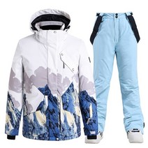 여성 보드복 스키복 -30 다채로운 스노우 마운틴 남자 또는 여자 아이스 슈트 착용 방수 겨울 의상 스노우 보드 의류 스키 세트 재킷 + 바지