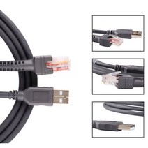 6 피트 USB RJ45 Motorola Symbol LS1203 LS2208 LI2208 LS3008 LS4208 DS6708 바코드 스캐너 CBA-U01-S07ZAR, 01 CHINA _ 01 2m | 01 other