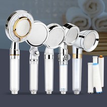 이물질제거 녹물제거 샤워헤드 필터샤워기 욕실수압 교체필터 잔류 염소 미세플라스틱 중금속 불순물 정수 고압 미세차단필터 미세공 살수판 수압상승 절수효과 수압조절 샤워기 간편교체, 로미오 필터헤드